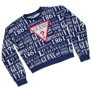 Guess Navy Crew Neck Sweater size 16